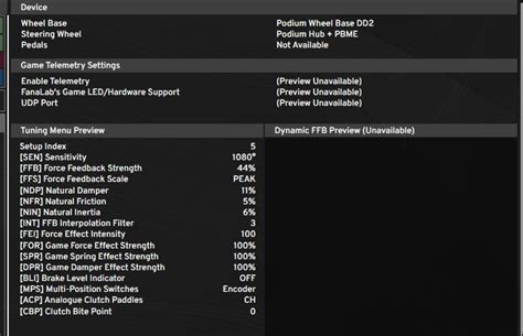 EA WRC 2023 My Best Fanatec Podium DD2 FFB Settings Fanatec Forum