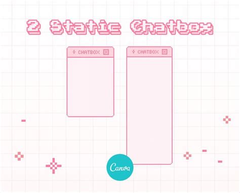 Canva Twitch Overlay Template Cute Pixel Window Overlay Aesthetic Pink Beige Theme Trutti Artofit