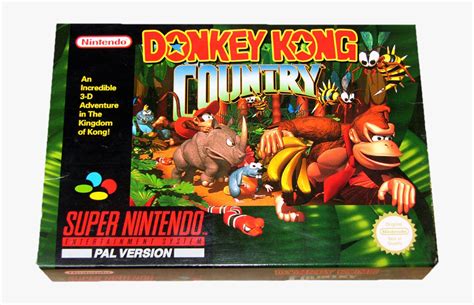 Donkey Kong Country Box Donkey Kong Country Snes Cover Hd Png