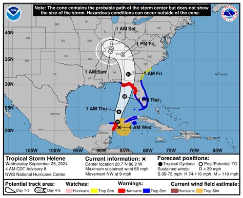 Tropical Storm Helene – UPDATE #5 – 9/25/2024 » UF Emergency Weather ...