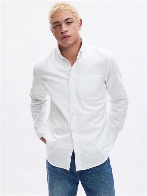 Classic Oxford Shirt In Standard Fit Gap