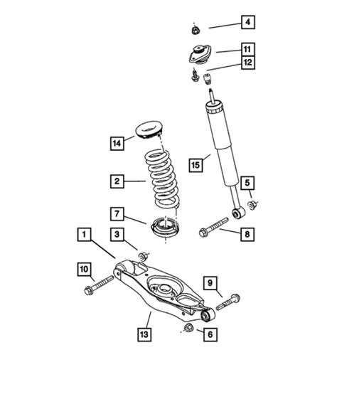 Rear Suspension And Cradle For 2010 Dodge Challenger Wholesale Mopar