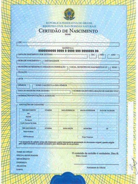 Novas Regras Para Certidão De Nascimento E óbito Começam Hoje Exame