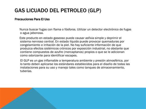 Ppt Gas Licuado De Petroleo Glp Powerpoint Presentation Id