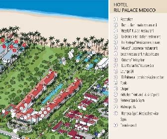 Resort Map | RIU Palace Mexico | Riviera Maya, Mexico