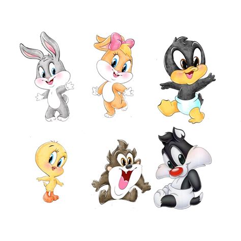 kit 6 display Baby looney tunes kit festa displays de chão Shopee Brasil