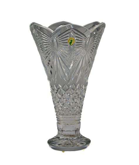 Lot A Waterford Cut Crystal Tulip Form Vase H Cm