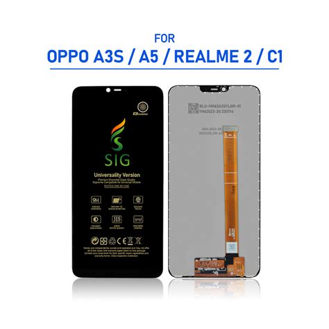 Lcd Oppo A3s Realme 2 Realme C1 Fullset Original Touchscreen Layar