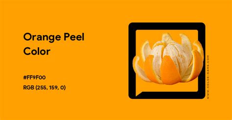 Orange Peel Color Hex Code Is Ff9f00