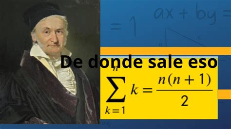 ¿de Donde Saco Gauss La Fórmula Gaussianamatematicaparatodosandy