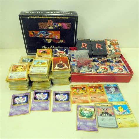 【やや傷や汚れあり】1円スタート ポケモンカード 引退品 まとめて 全て初期カード 旧裏 美品 ロケット団ギフトパック スターターセット ニビジムタケシの落札情報詳細 ヤフオク落札価格検索