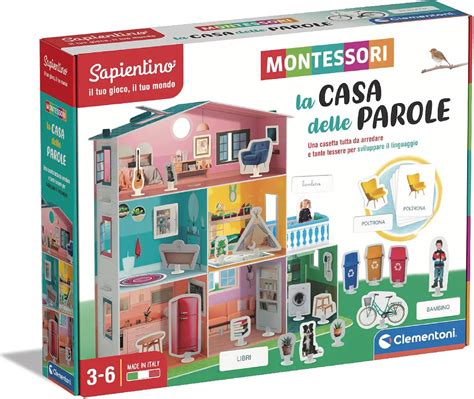 Clementoni Sapientino La Casa Delle Parole Gioco Montessori Educativo