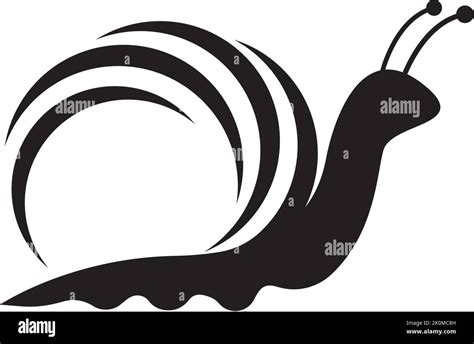 Snail Logo Template Vector Icon Illustration Design Stock Vector Image