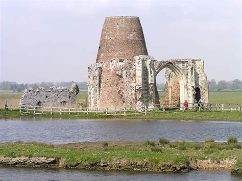 St Bennets Abbey On The Bank Of The River Bure Norfolk Broads