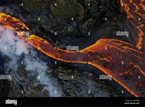 Eruption of Fagradalsfjall volcano. Iceland Stock Photo - Alamy