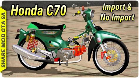 Honda C70 Racing Touring GTA San Andreas YouTube