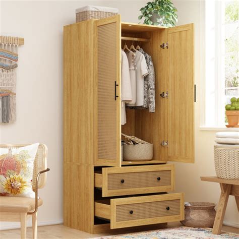 Bay Isle Home Solid Manufactured Wood Armoire Reviews Wayfair