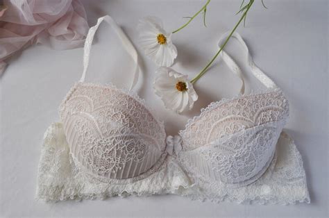 White Ivory Bra Wedding Bra Lace Bra White Lace Bra Bridal Bra Etsy