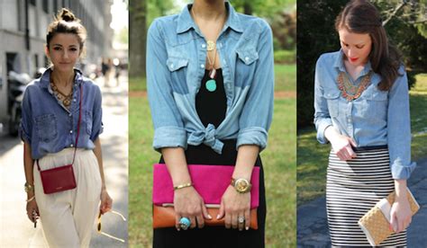 5 Breezy Ways To Wear A Chambray Shirt