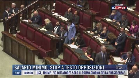 Breaking News Delle Salario Minimo Stop A Testo Opposizioni