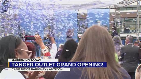 Tanger Outlets celebrates grand opening in Antioch