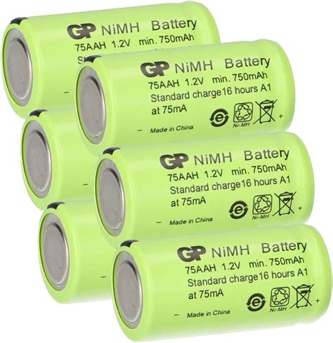 ANSMANN Akku AA Mignon 800mAh 1 2V NiMH für Solarlampen 6 Stück