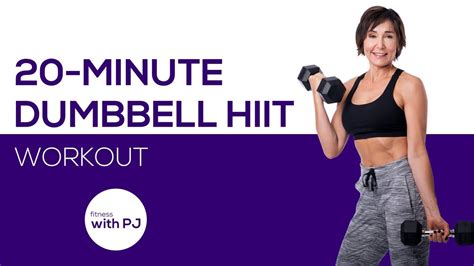 20 Min Full Body Dumbbell Hiit For Women Youtube