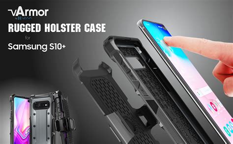 VENA vArmor compatible con Galaxy S10 Plus Funda Resistente protección