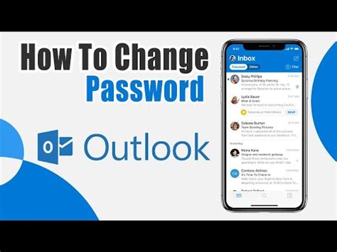 How To Change Outlook Password Youtube