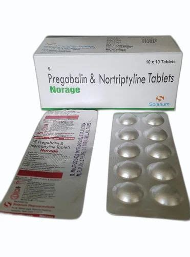 Pregabalin Nortriptyline Tablets Norage At Rs 179box Dwarka Sec 19 New Delhi Id