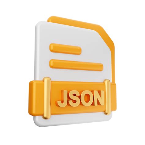 3d file JSON format icon 22037616 PNG