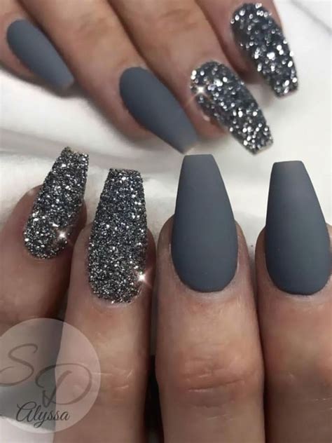 The Best Gray Nail Art Design Ideas Stylish Belles Gel Nails Nails