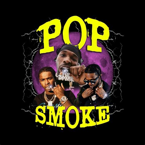 Pop Smoke T Shirt Design Png Digital 4500x5100 Px Rapper Etsy Uk