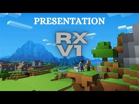 Pr Sentation Rx V Backup Minecraft Ps Youtube