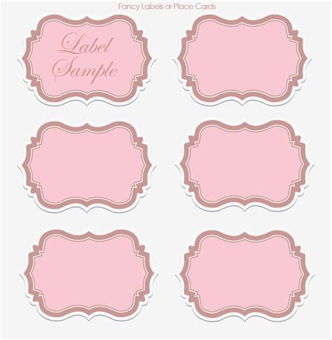 Birthday Labels Template Free Best Creative Template