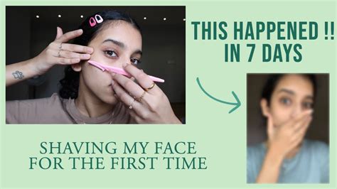 I Shaved My Face For The First Time Live Reaction 😱 Avanthika Babu