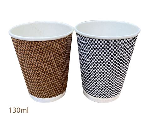 130ml Disposable Ripple Paper Cup At Rs 0 60 Piece Ripple Paper Cup