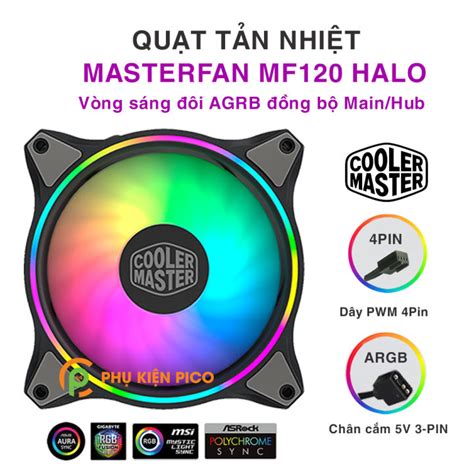 Qu T Fan Case Cm Cooler Master Mf Halo A Rgb Qu T Fan Case