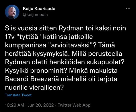 Kasvismafioso On Twitter RT Kasvismafioso 19 X KeijoKaarisade