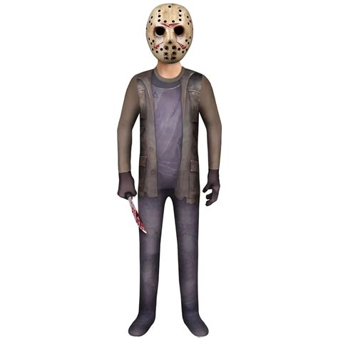 Jason Costume, Murderer Friday The 13th Jason Voorhees Cosplay Costume ...