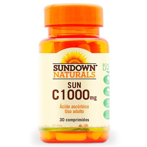 Vitamina C Sundown 1000mg Com 30 Comprimidos Drogarias Pacheco