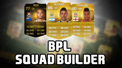 FIFA 15 ULTIMATE TEAM OVERPOWERED BPL SQUAD BUILDER W AGUERO YouTube