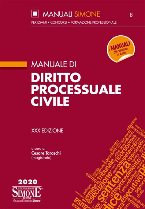 Compendio Di Diritto Processuale Civile 8 1 Edizioni Simone