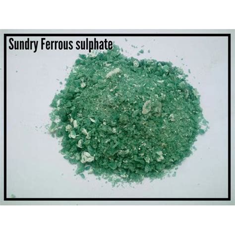 Greenish Sundry Ferrous Sulphate Kg Bag Packaging Size Kgs At