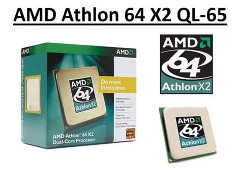 AMD Athlon 64 X2 QL-65 2.1 GHz Dual-Core (AMQL65DAM22GG) Processor for ...