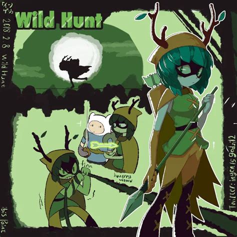 Finn The Human And Huntress Wizard Adventure Time Drawn By Ingen