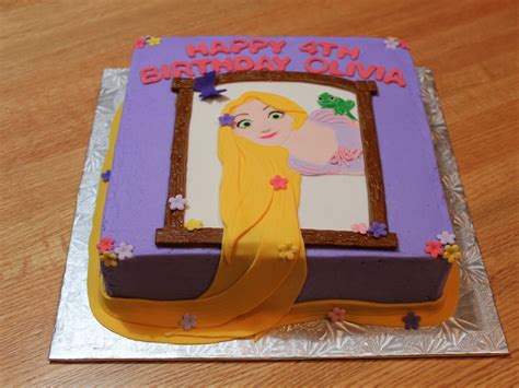 Rapunzel Full Sheet Cake