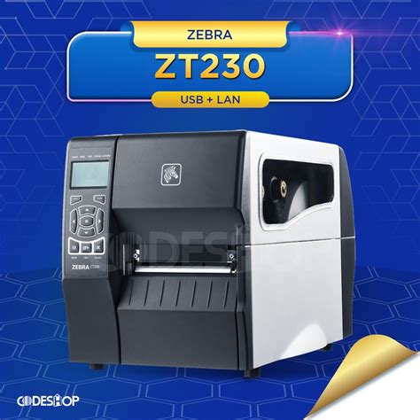 Jual Zebra Zt230 Printer Label Direct Thermal Transfer Barcode Resi Lan Shopee Indonesia