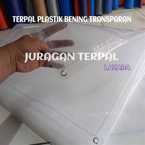 Terpal Plastik Bening Transparan Ukuran X Lazada Indonesia