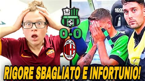 Si Desse Una Regolata Senno Finisce Male Sassuolo Milan